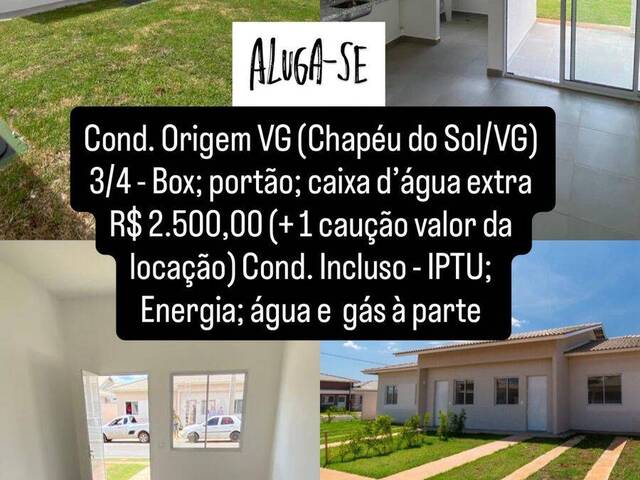 #548 - Casa em condomínio para Locação em Várzea Grande - MT - 1