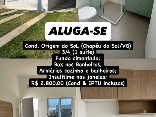 #544 - Casa em condomínio para Locação em Várzea Grande - MT - 1